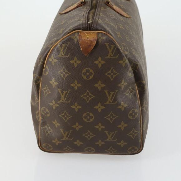 Louis Vuitton Speedy Handbag Monogram Canvas Brown Canvas Handbag (Pre-Owned) - Picture 4 of 16